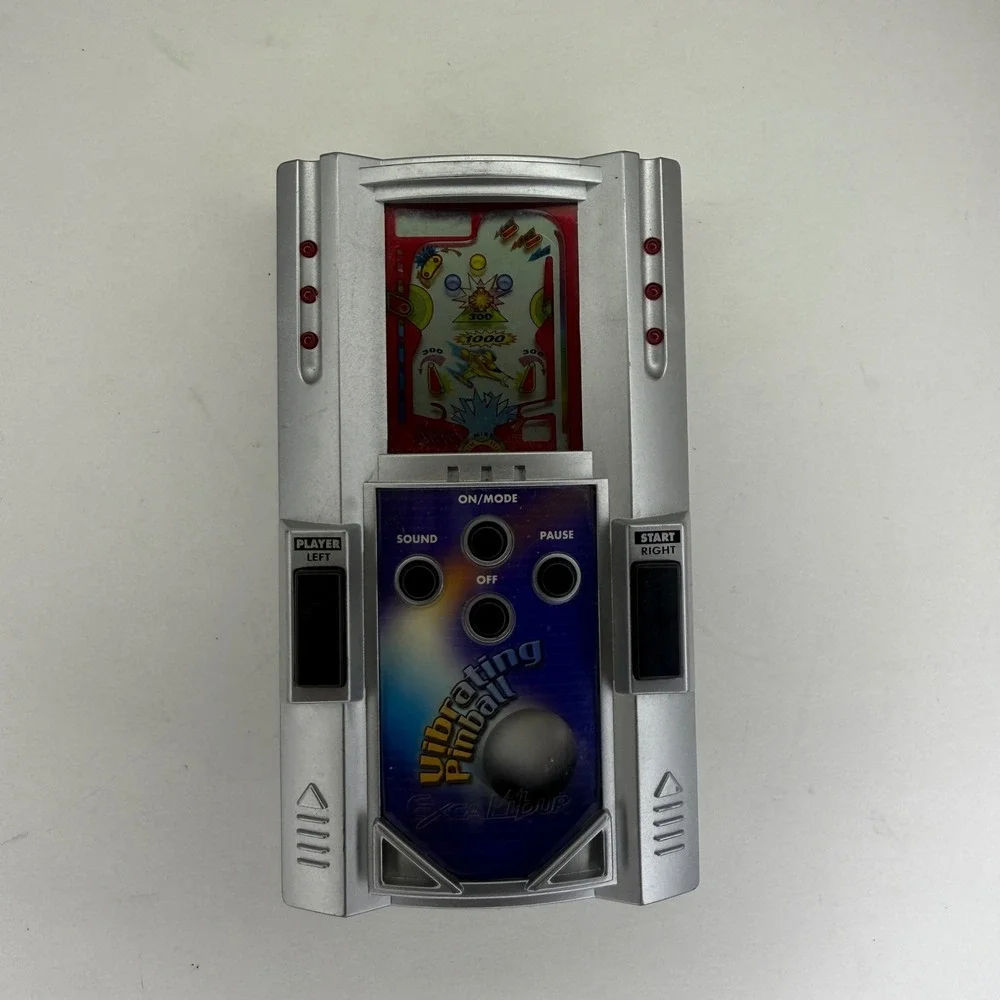 Excalibur Vibrating Pinball Handheld Game Electronic Arcade 90s‎ Retro Toy